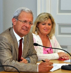  - Il presidente del Muse Marco Andreatta e il direttore dellAPT di Trento Elda Verones